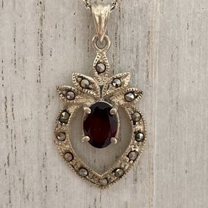 Vintage Chrysos necklace- pineapple shaped